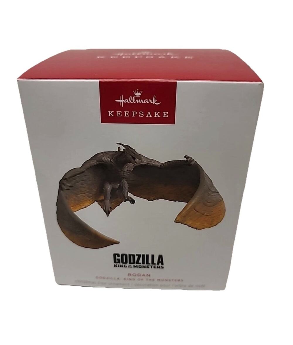 Hallmark Keepsake Christmas Ornament Godzilla King Of The Monsters Rodan New